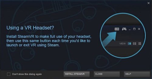 SteamVRのインストール